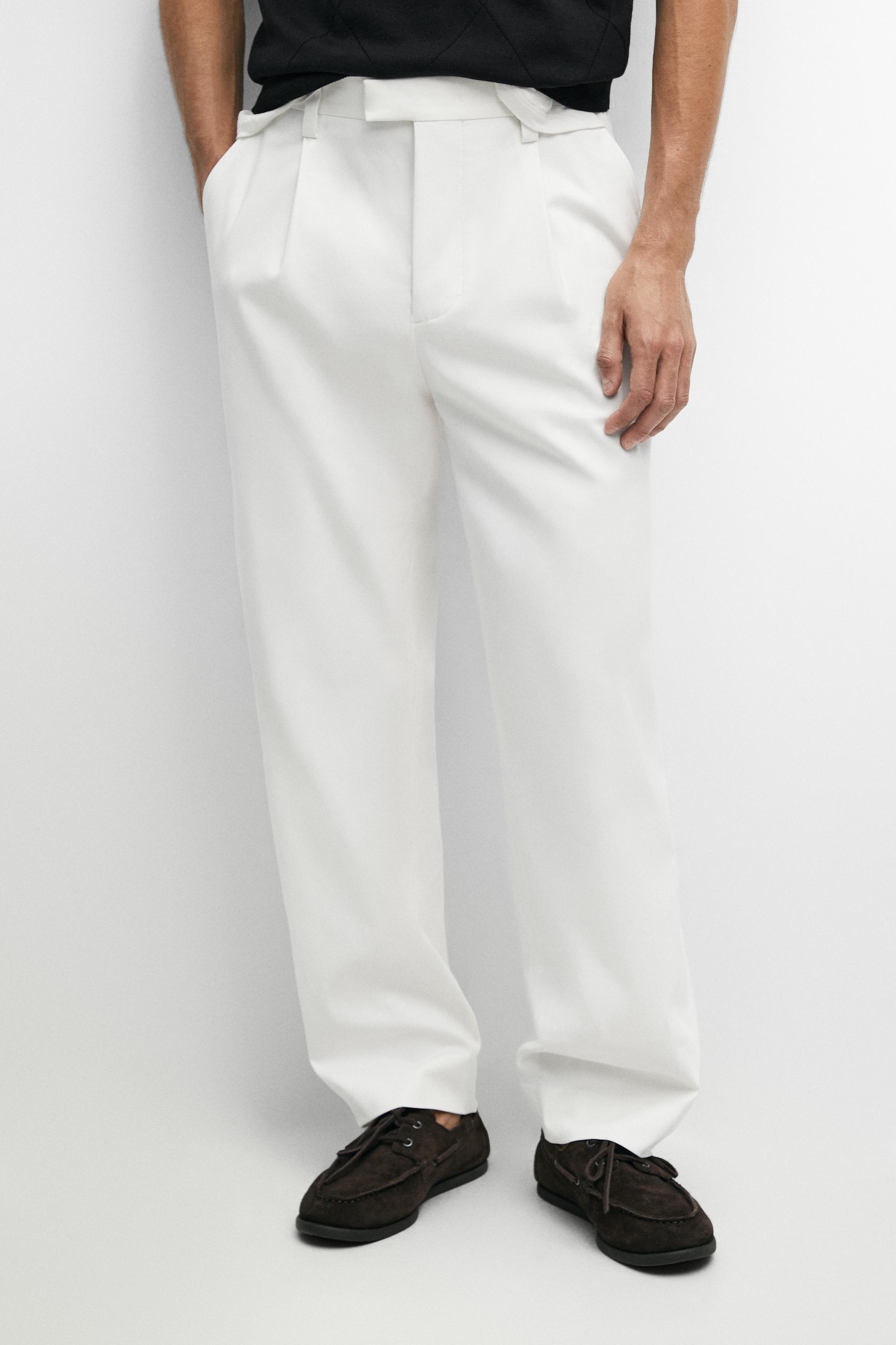 Cotton blend pants